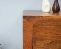 Portugal Solid Wood 6 Drawer Chest of Drawer - Chest of Drawer - Furniselan - Dark-Brown-Finish