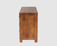 Portugal Solid Wood 6 Drawer Chest of Drawer - Chest of Drawer - Furniselan - Dark-Brown-Finish