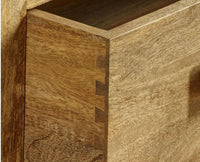 Portugal Solid Wood 6 Drawers Coffee Table - Coffee Table - Furniselan - Natural-Mango-Finish