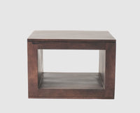 Portugal Solid Wood Coffee Table With Two Stool - Stools - Furniselan -  Grey-Finish