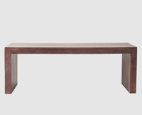 Portugal Solid Wood Coffee Table With Two Stool - Stools - Furniselan -  Grey-Finish