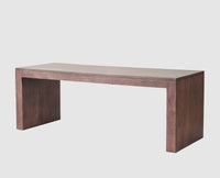 Portugal Solid Wood Coffee Table With Two Stool - Stools - Furniselan -  Grey-Finish