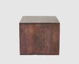 Portugal Solid Wood Coffee Table With Two Stool - Stools - Furniselan -  Grey-Finish