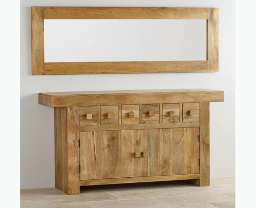 Portugal Solid Wood Mirror Frame - Dressers & Mirrors - Furniselan