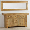 Portugal Solid Wood Mirror Frame - Dressers & Mirrors - Furniselan-Natural-Mango-Finish