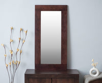 Portugal Solid Wood Mirror Frame - Dressers & Mirrors - Furniselan-Grey-Finish