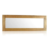 Portugal Solid Wood Mirror Frame - Dressers & Mirrors - Furniselan-Natural-Mango-Finish