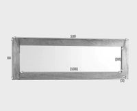 Portugal Solid Wood Mirror Frame - Dressers & Mirrors - Furniselan-Natural-Mango-Finish