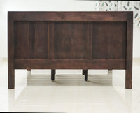 Portugal Solid Wood Queen Size Bed - King Size Bed - Furniselan-Grey-Finish