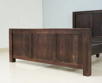 Portugal Solid Wood Queen Size Bed - King Size Bed - Furniselan-Grey-Finish
