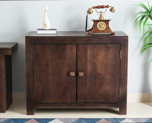 Portugal Solid Wood Two Door Cabinet - Cabinet - Furniselan