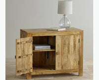 Portugal Solid Wood Two Door Cabinet - Cabinet - Furniselan