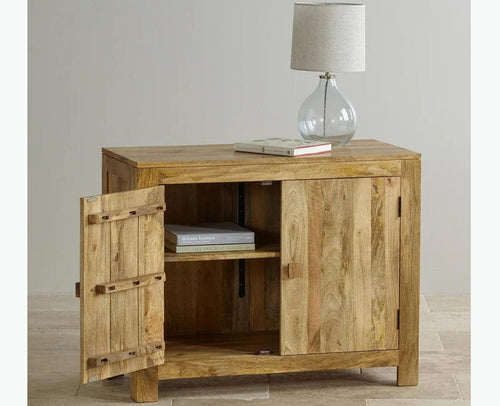 Portugal Solid Wood Two Door Cabinet - Cabinet - Furniselan