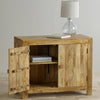 Portugal Solid Wood Two Door Cabinet - Cabinet - Furniselan