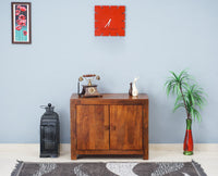 Portugal Solid Wood Two Door Cabinet - Cabinet - Furniselan