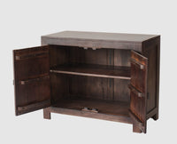 Portugal Solid Wood Two Door Cabinet - Cabinet - Furniselan