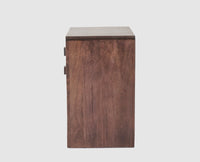Portugal Solid Wood Two Drawer Bedside Table - Bedside Table - Furniselan-Grey-Finish