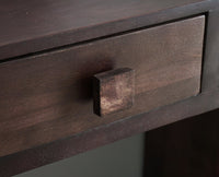 Portugal Solid Wood Two Drawer Console Table - Console Table - Furniselan - Grey-Finish