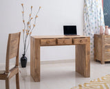 Portugal Solid Wood Three Drawer Console Table