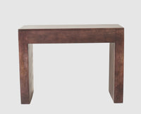 Portugal Solid Wood Two Drawer Console Table - Console Table - Furniselan - Grey-Finish