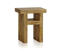 Portugal Wood Bedside Table - Bedside Table - Furniselan - Natural-Mango-Finish