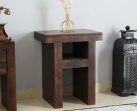Portugal Wood Bedside Table - Bedside Table - Furniselan - Grey-Finish