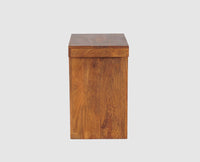 Portugal Wood Bedside Table - Bedside Table - Furniselan - Dark-Brown-Finish