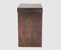 Portugal Wood Bedside Table - Bedside Table - Furniselan - Grey-Finish