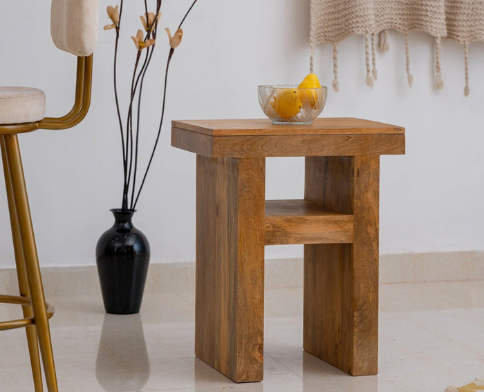 Portugal Wood Bedside Table - Bedside Table - Furniselan