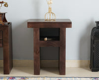 Portugal Wood Bedside Table - Bedside Table - Furniselan - Grey-Finish