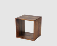 Prague Solid Wood End Table Set of Two - Bedside Table - Furniselan - Teak-Finish