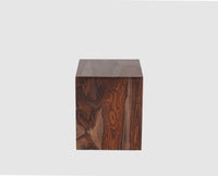 Prague Solid Wood End Table Set of Two - Bedside Table - Furniselan - Grey-Finish