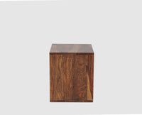 Prague Solid Wood End Table Set of Two - Bedside Table - Furniselan - Teak-Finish