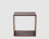 Prague Solid Wood End Table Set of Two - Bedside Table - Furniselan - Grey-Finish