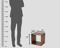 Prague Solid Wood End Table Set of Two - Bedside Table - Furniselan - Teak-Finish