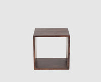 Prague Solid Wood End Table Set of Two - Bedside Table - Furniselan - Grey-Finish