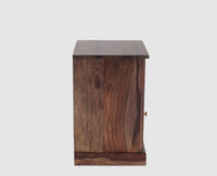Pune One Drawer one Door Bedside Table - Bedside Table - Furniselan-Grey-Finish