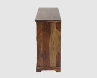 Pune Sheesham Wood Sidebaord with Three Drawers & Doors - Sideboard - Furniselan