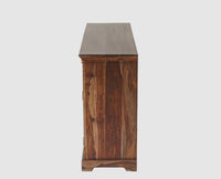 Pune Sheesham Wood Sidebaord with Three Drawers & Doors - Sideboard - Furniselan