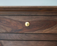 Pune Sheesham Wood Sidebaord with Three Drawers & Doors - Sideboard - Furniselan