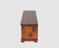 Pune Sheesham Wood Two Door TV Cabinet - Tv Cabinet - Furniselan-Maple-Finish