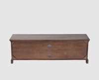 Pune Sheesham Wood Two Door TV Cabinet - Tv Cabinet - Furniselan-Grey-Finish