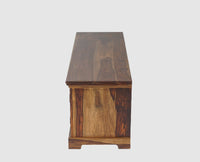 Pune Sheesham Wood Two Door TV Cabinet - Tv Cabinet - Furniselan-Teak-Finish