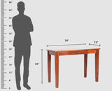 Raipur Study Table with one Drawer - Study Table - Furniselan - Maple-Finish