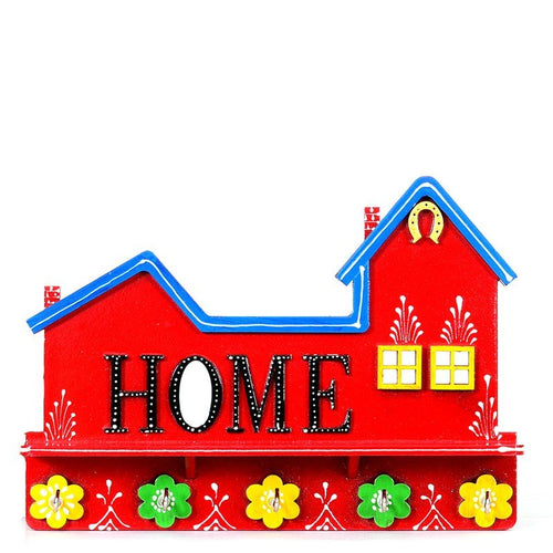 Red MDF Home Decorative Key Holder Furniselan