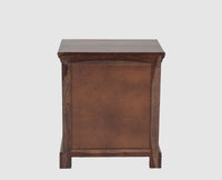 Rio Solid Wood Three Drawer Bedside Table - Bedside Table - Furniselan-Grey-Finish 