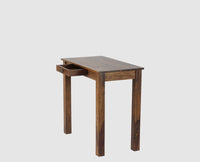 Sendai Solid Wood Study Table with One Drawer - Study Table - Furniselan - Teak-Finish