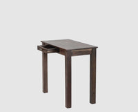 Sendai Solid Wood Study Table with One Drawer - Study Table - Furniselan - Grey-Finish