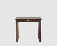Sendai Solid Wood Study Table with One Drawer - Study Table - Furniselan - Grey-Finish