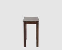 Sendai Solid Wood Study Table with One Drawer - Study Table - Furniselan - Grey-Finish